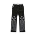 SEKRIT SAINTS Leather Chopper Carpenter Pant "Black"