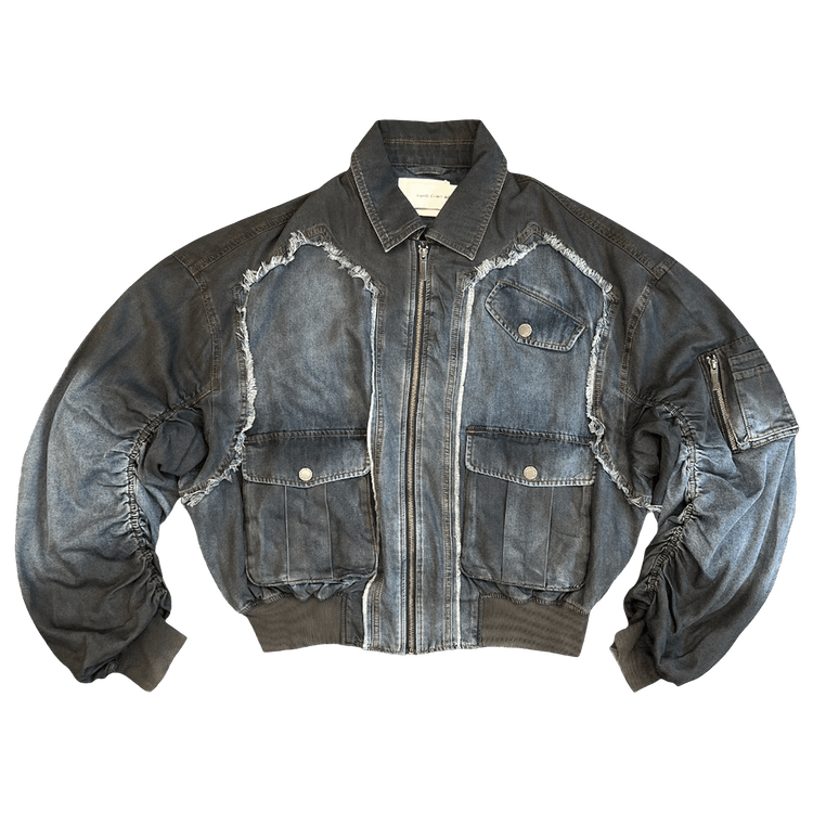 Feng Chen Wang Gradient Denim Jacket "Blue/Black"