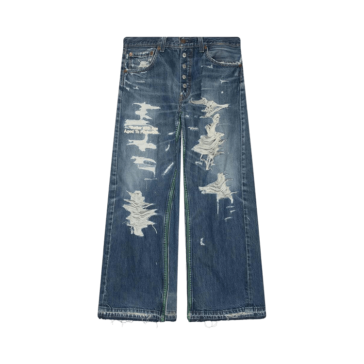 *Better With Age Smoked Double-Wide Denim "Indigo"