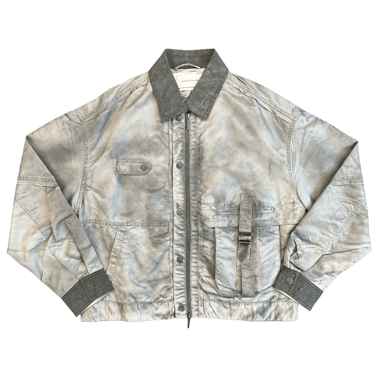 Feng Chen Wang Sandwashed Nylon Jacket "Grey"