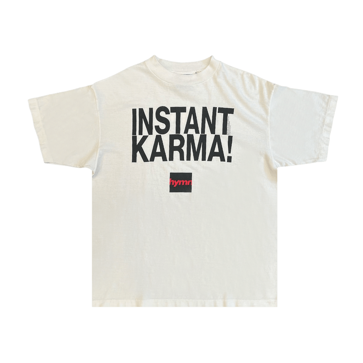 Saint Michael x JL Instant Karma T-Shirt "White"