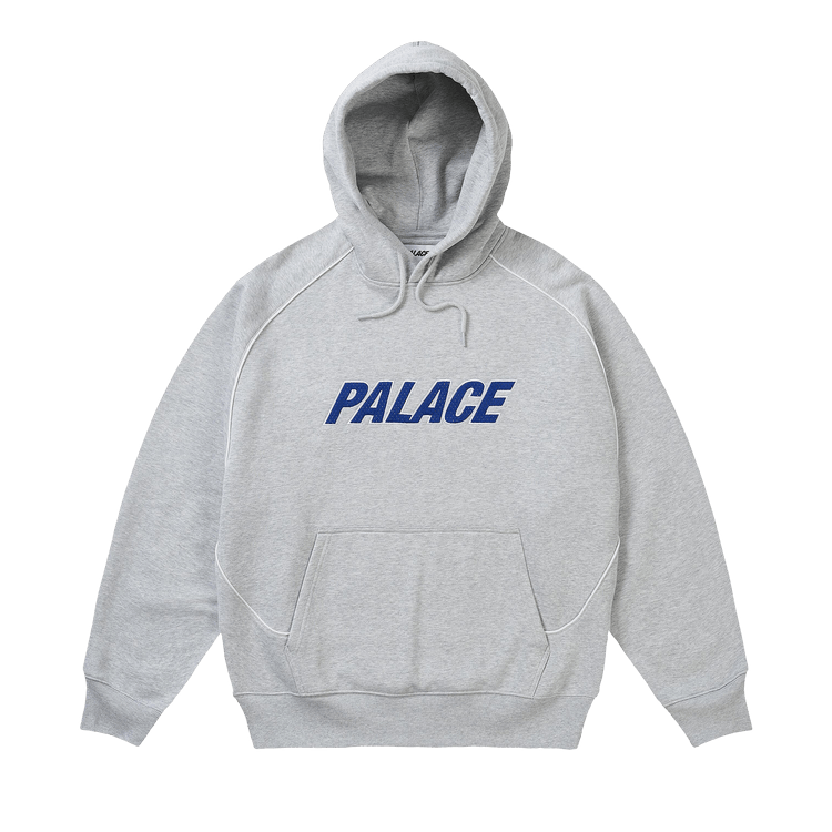 Palace Line It Up Hood "Grey Marl"