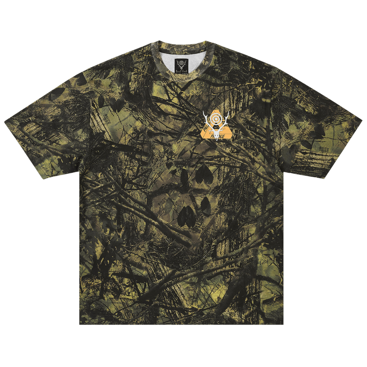 Palace x South2 West8 Stag-Ferg T-Shirt "Olive Camo"