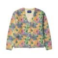 Awake NY Floral-Print Cardigan "Mustard"