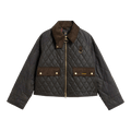 Barbour Tartan Reimagined Iconstar Quilted Spey Wax Jacket "Olive/Classic"