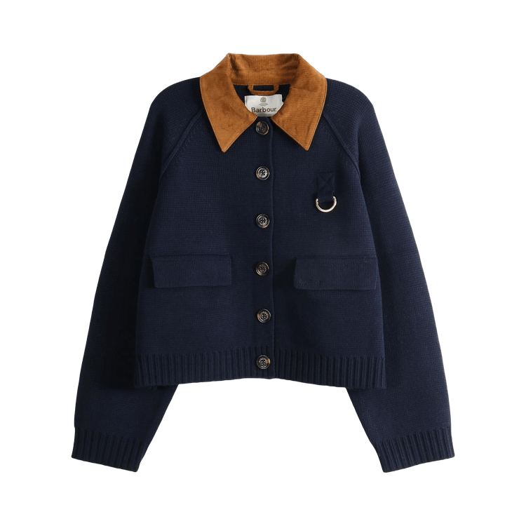 Barbour Alverstone Knitted Cardigan "Navy"