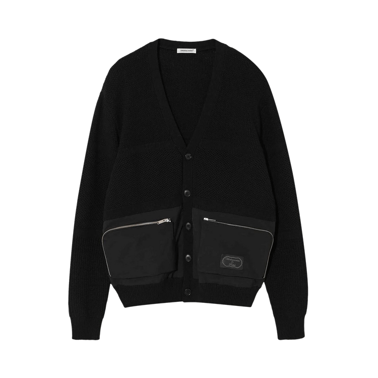 Undercover Zip Pocket Knit Cardigan "Black"