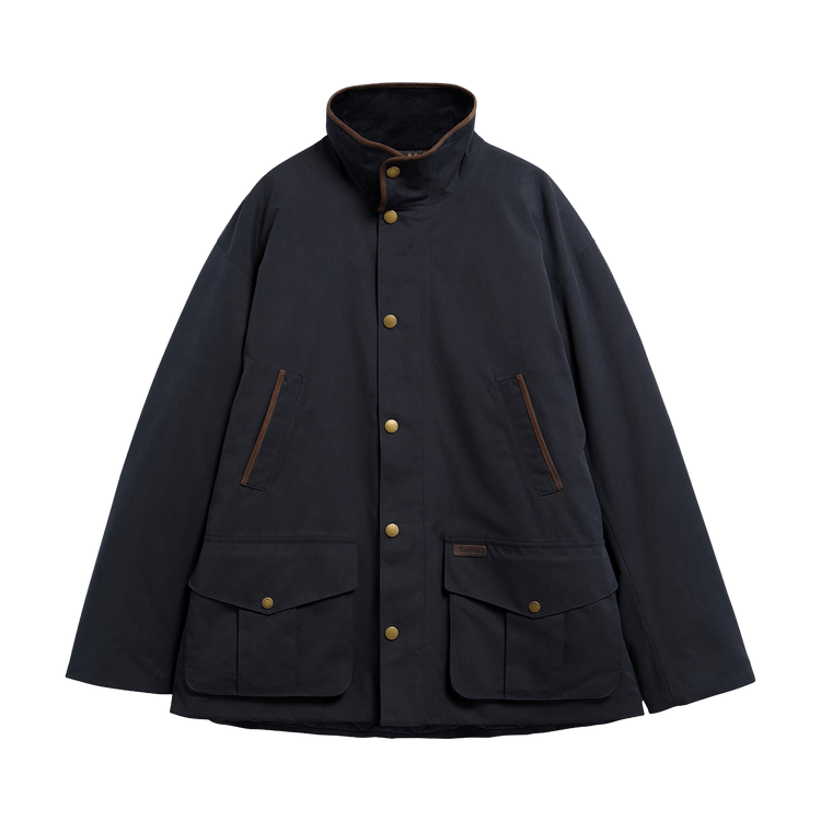 Barbour Bromfield Waterproof Jacket "Dark Navy"