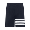 Thom Browne Mid Thigh Tech Printed M Bar Shorts "Navy"