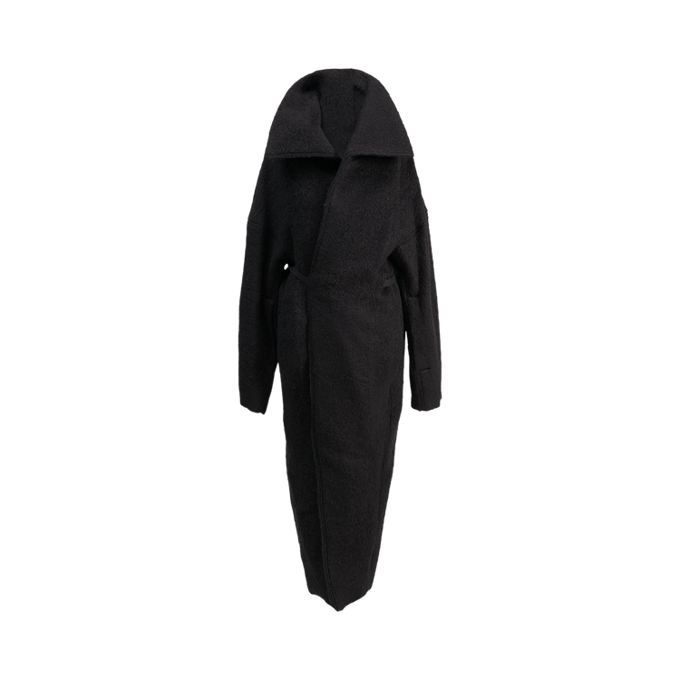 Rick Owens Dracucollar Belted Coat "Black"