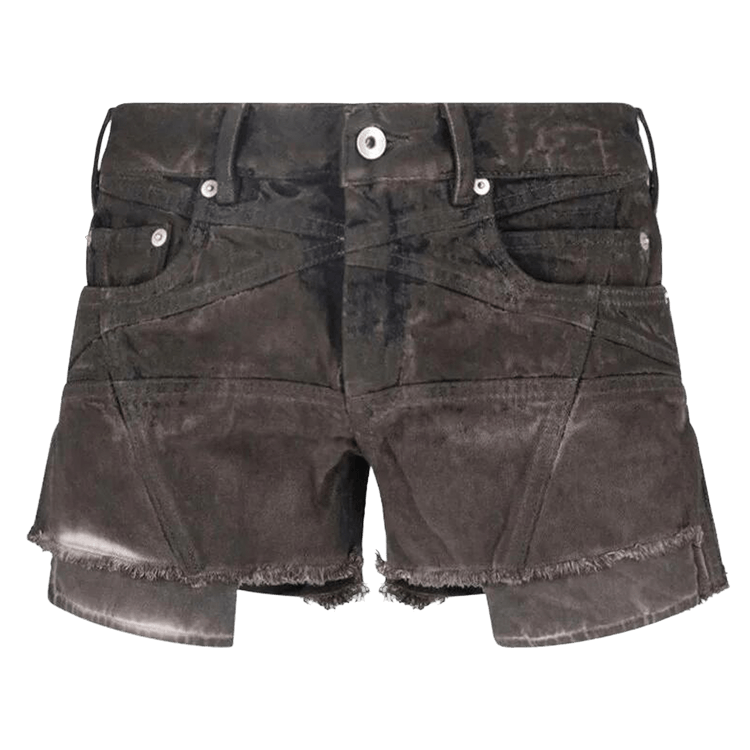 Rick Owens DRKSHDW Lana Cut Off Denim Shorts "Dust"