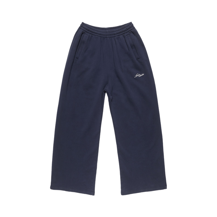 Acne Studios Logo Sweatpants "Dark Navy"
