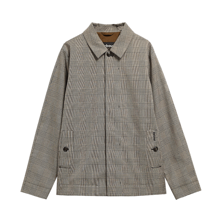Barbour Modern Short Lorden Showerproof Mac "Prince Of Wales Check"