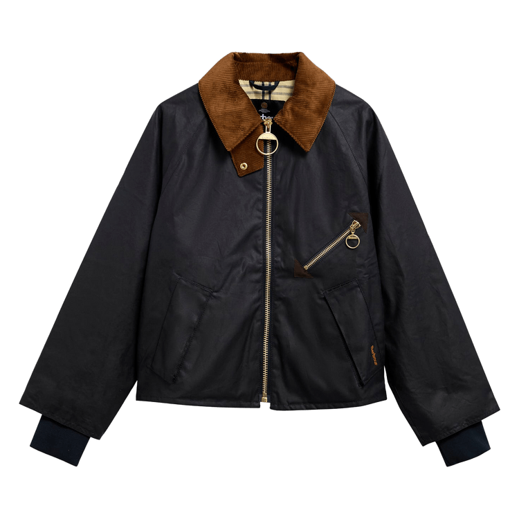 Barbour Arlene Wax Jacket "Navy/Ancient"