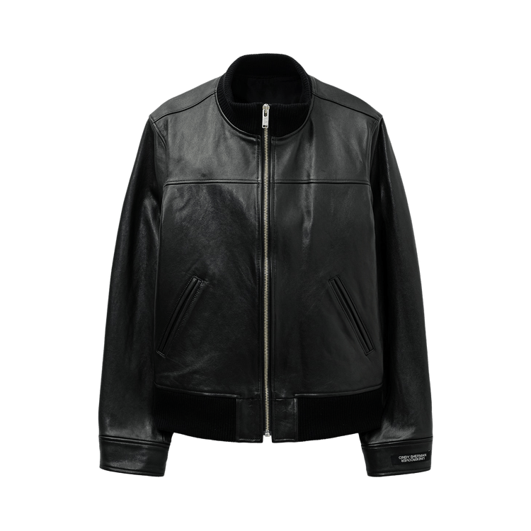 Undercover Zip Up Leather Blouson "Black"