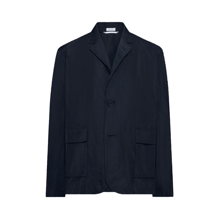 Thom Browne Single Chest Flap Pocket Coat "Navy"