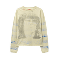 424 Striped Keith Richards Portrait Long-Sleeve "Salt White"