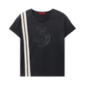 424 Capped Thermal Tee "Black"