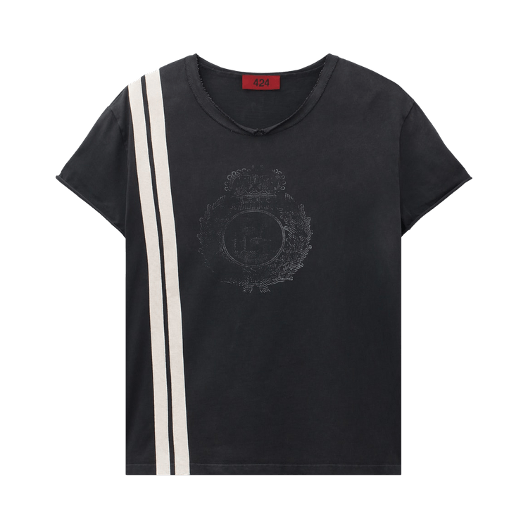 424 Capped Thermal Tee "Black"