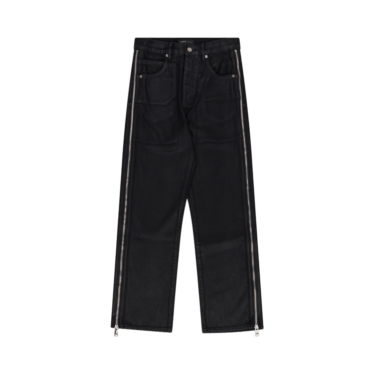 PURPLE BRAND Side Zip Coated Clean "Black"