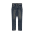 PURPLE BRAND Skinny Crackle Coated Jeans "Mid Indigo"
