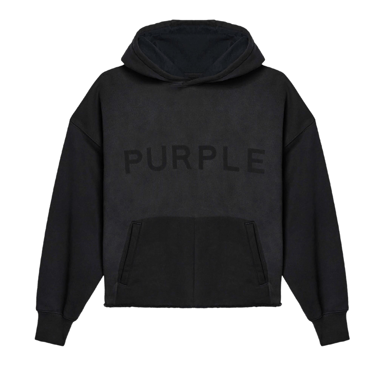 PURPLE BRAND Shadow Wordmark Oversized Hoodie "Black"
