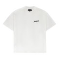 PURPLE BRAND Oversized Script T-Shirt "Coconut Milk"