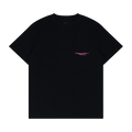 PURPLE BRAND Textured Jersey Short-Sleeve Tee "Black"