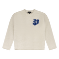 PURPLE BRAND Relaxed Po Sweater "Off White"