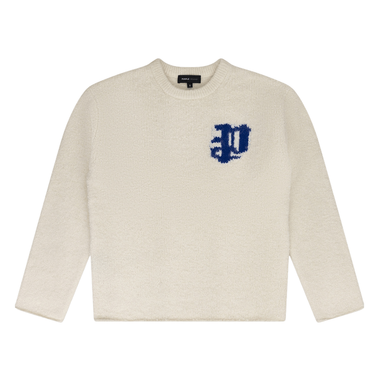 PURPLE BRAND Relaxed Po Sweater "Off White"