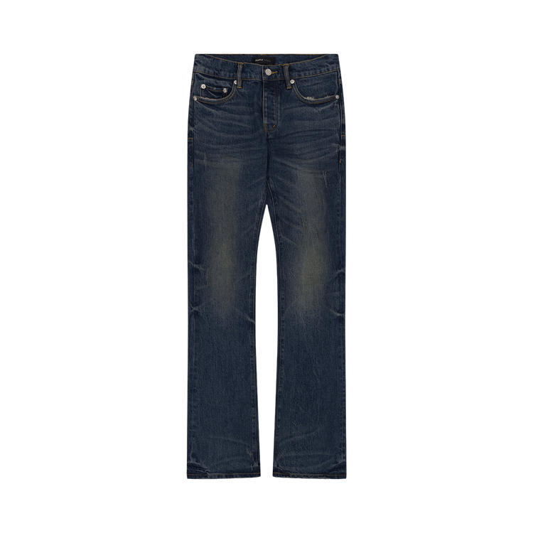 PURPLE BRAND Kintsugi Flare Jeans "Dark Indigo"