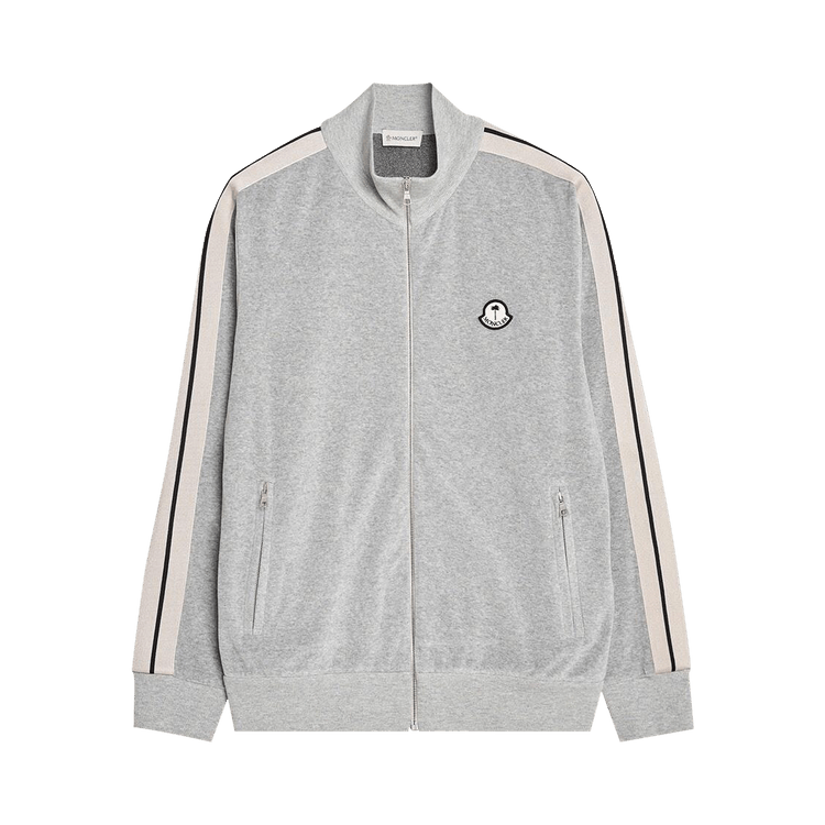 Palm Angels x Moncler Zip Up Cardigan "Light Grey"