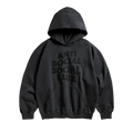 Anti Social Social Club Toned Down Applique Hoodie "Black"