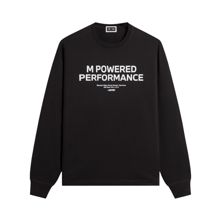 Kith For BMW M Quote Long Sleeve Tee "Black"
