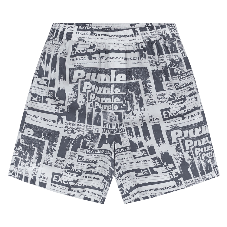 PURPLE BRAND Lyocell Pull On Shorts "Multicolor"