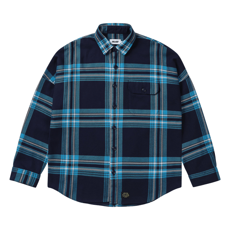 Palace Surplus Flannel Shirt "Navy"