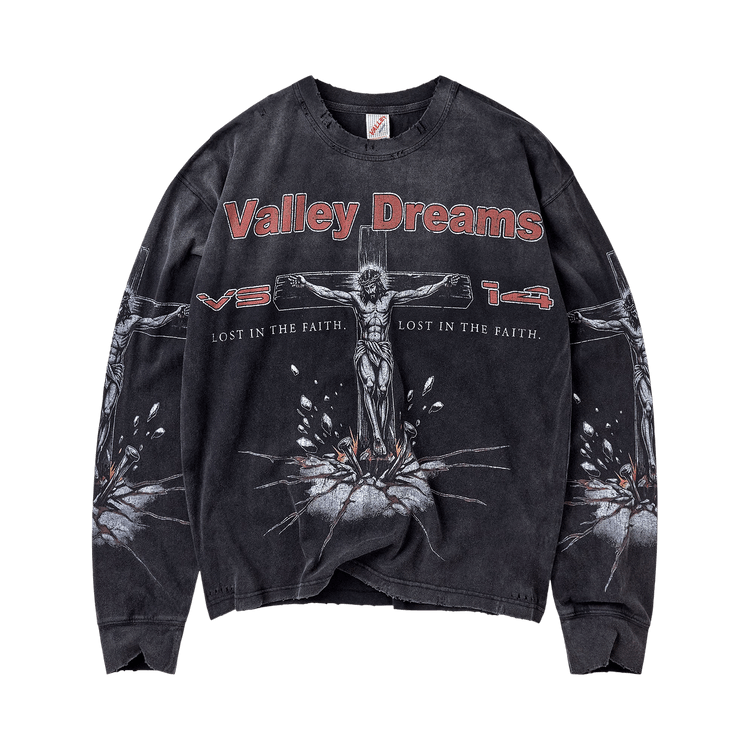 Vale Forever Concrete Cross Long-Sleeve "Black"