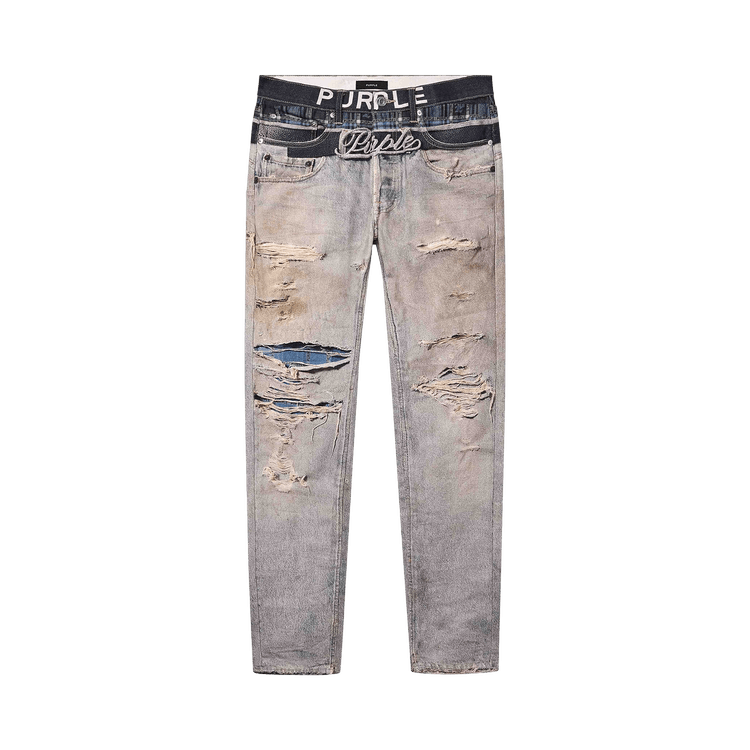 PURPLE BRAND Skinny Trompe L'oEil Boxer 'Multi-Color'