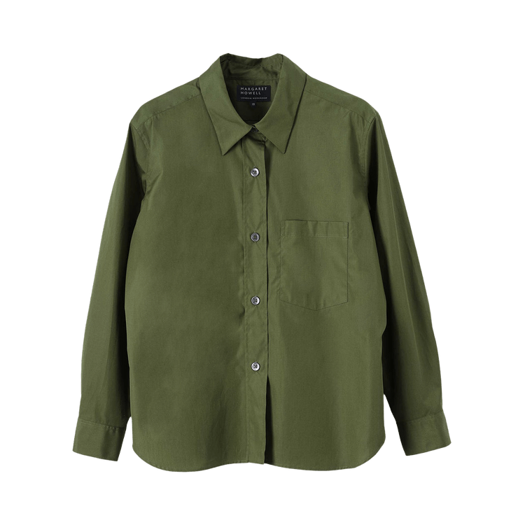Margaret Howell Simple Shirt "Leaf Green"