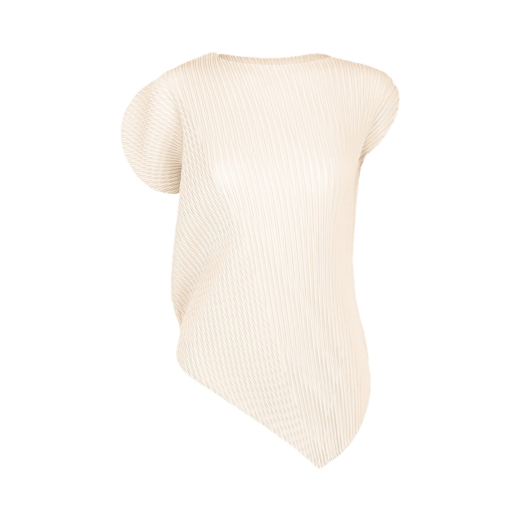 Issey Miyake Leaf Pleats Shirt "Tan"
