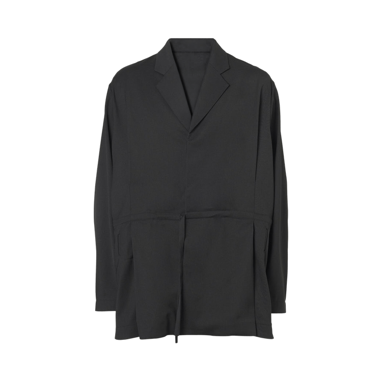 Kiko Kostadinov Laan Gathered Blazer "Crow Black"