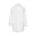 Comme des Garçons Ruched Panel Longline Blouse "White"
