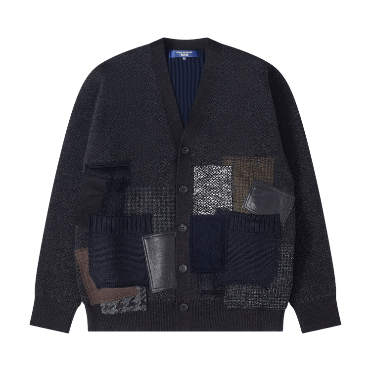 Junya Watanabe Mixed Patchwork Cardigan "Brown/Navy"