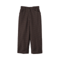 Margaret Howell Relaxed Crop Pants "Navy/Warm Brown"