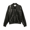 Saint Laurent Collar Blouson "Noir"