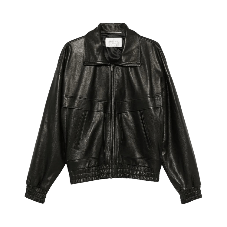 Saint Laurent Collar Blouson "Noir"