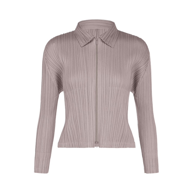 Pleats Please Issey Miyake Monthly Colors August Blouson "Greyish Purple"