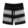 Amiri Wave Baja Stripe Short "Black"