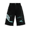 Amiri Varsity Logo Repair Short "Vintage Black"