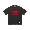 Supreme Stretch Appliqué Short-Sleeve Top "Black"